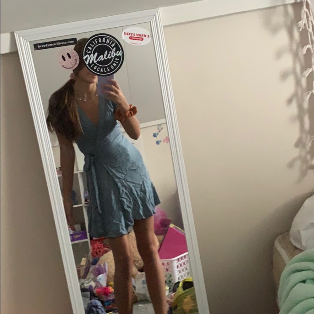 urban outfitters kimchi blue wrap dress